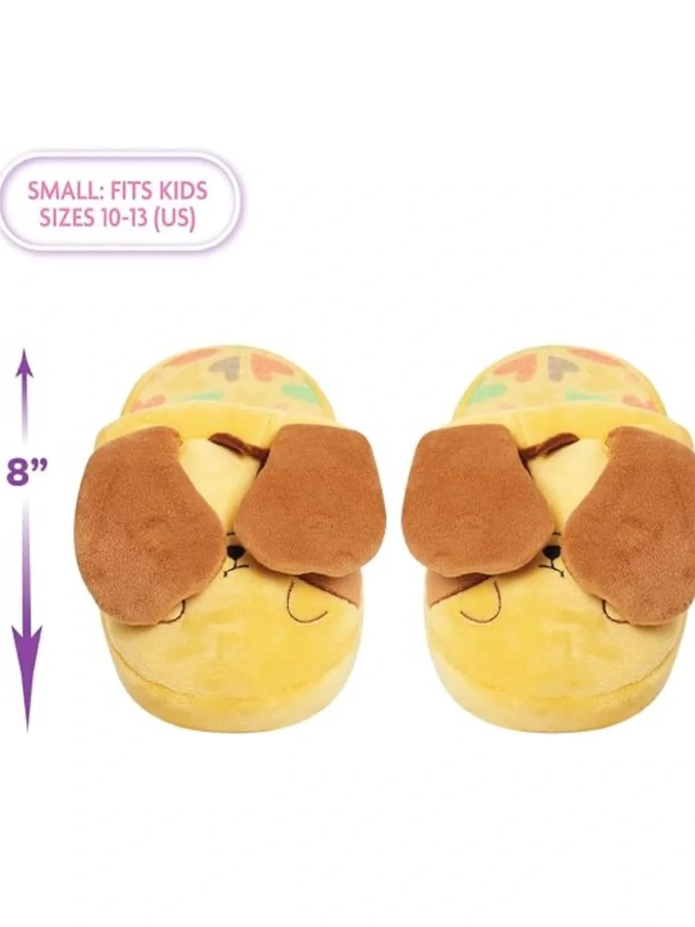 Flipeez Kids Action Slippers - Moving Ears - Kids Size 10-13 - Puppy - NEW